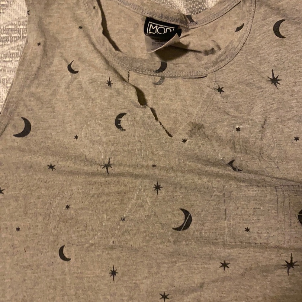 A moon and star shirt